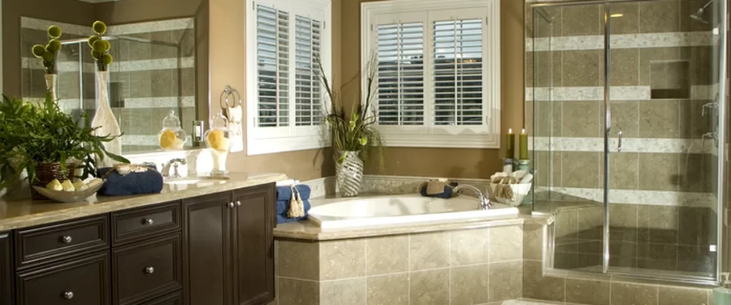 bathroom remodeling red bank nj luxurious bathroom featuring marble tiles glass shower dark wood cabinetry and elegant lighting