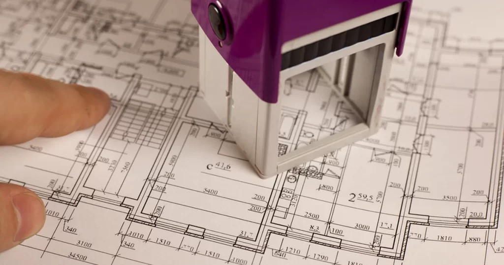 remodeling permits marlboro nj home remodeling purple stamp on architectural blueprint with detailed floor plan expert precision